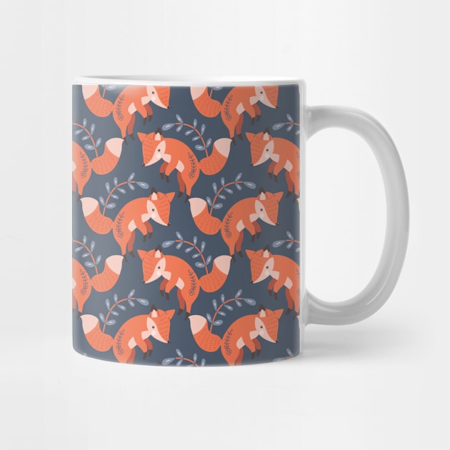 Cute Red Pouncing Fox by Farissa